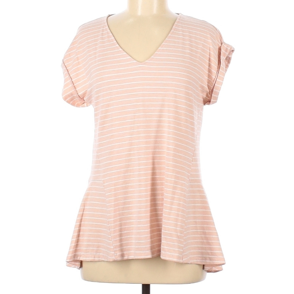 Jones New York Pink Striped Top